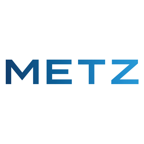 Logo der Firma METZ blue