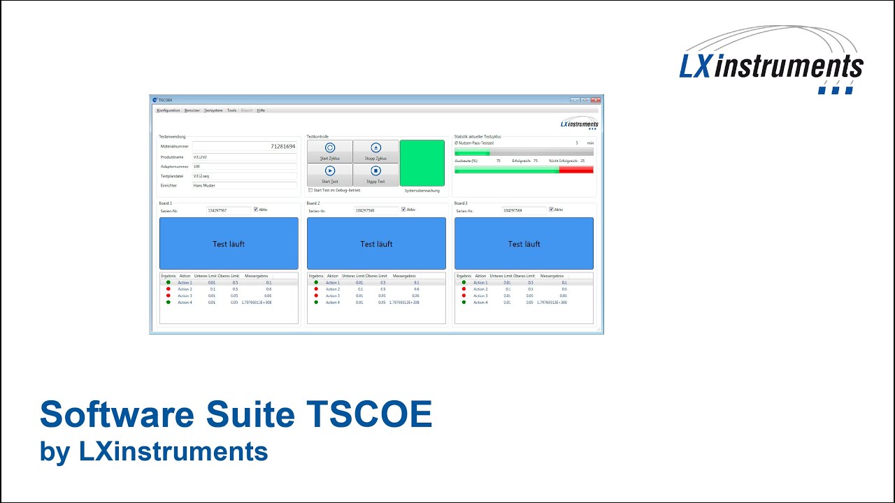 LXinstruments Software Suite TSCOE